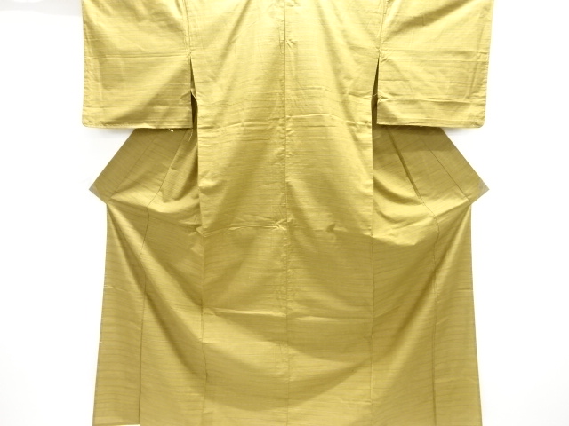 JAPANESE KIMONO / ANTIQUE TAISHO ROMANTIC HORIZONTAL STRIPED HITOE KIM